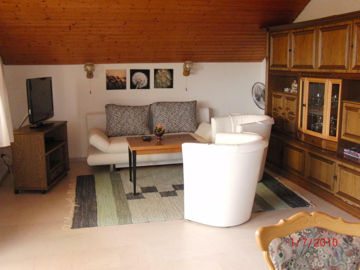 Ferienwohnung Ausblick Weißensberg Buitenkant foto